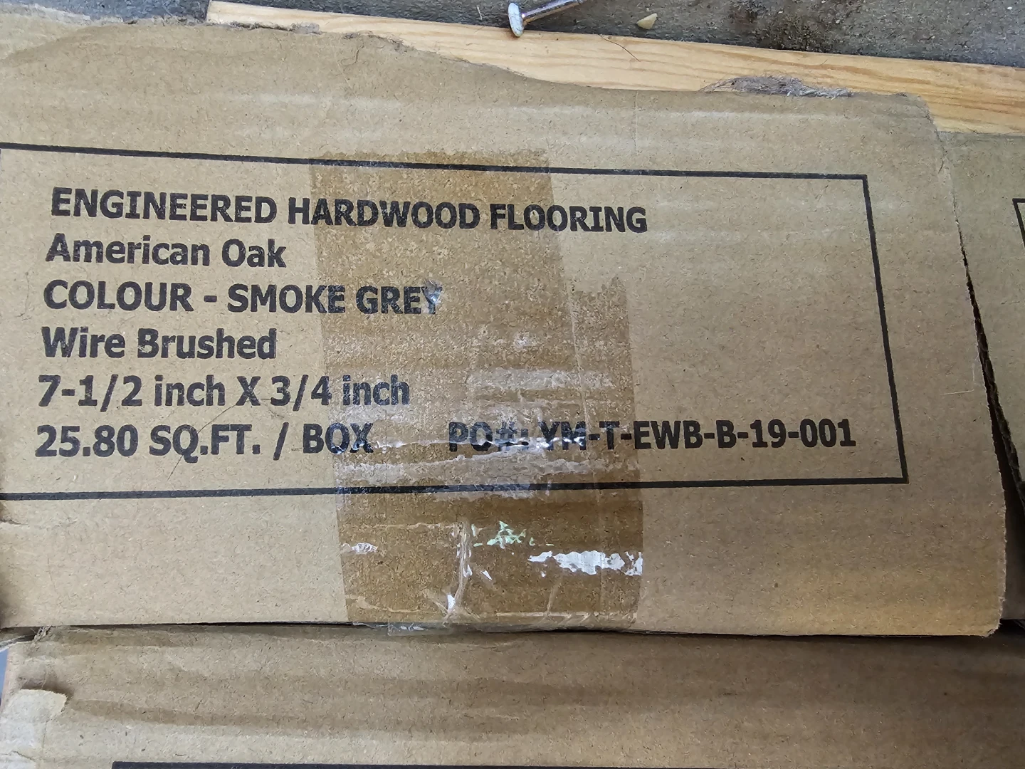 Engineered Hardwood Flooring - Smoke Grey - photo 2