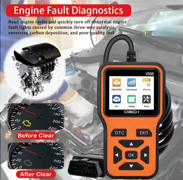OBD II V500 Professional Scan Tool - photo 3