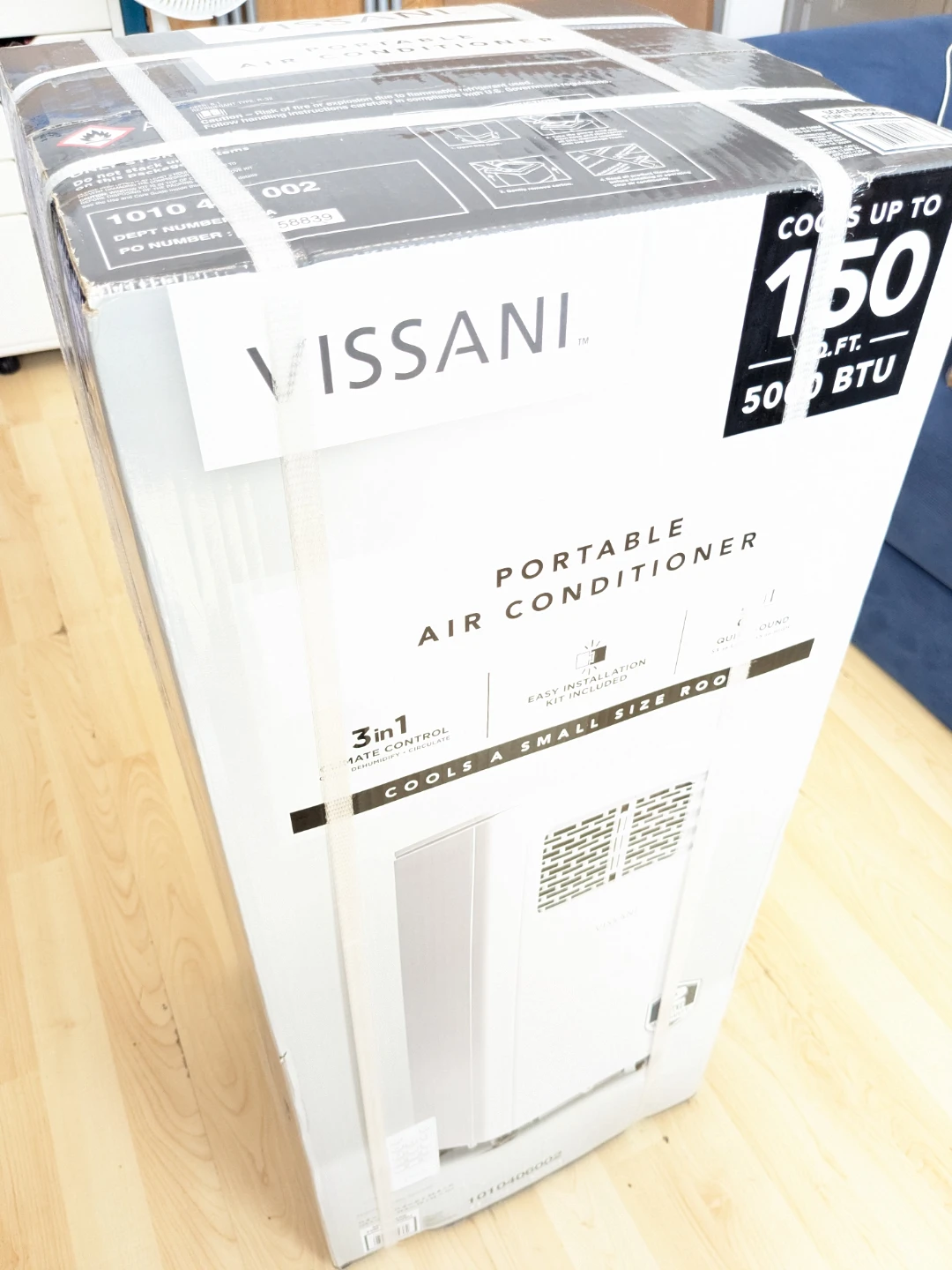 3 in 1 Vissani 5,000Btu PORTABLE Window AC Unit - photo 2