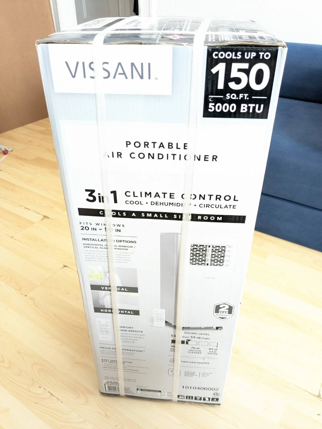 3 in 1 Vissani 5,000Btu PORTABLE Window AC Unit - photo 3