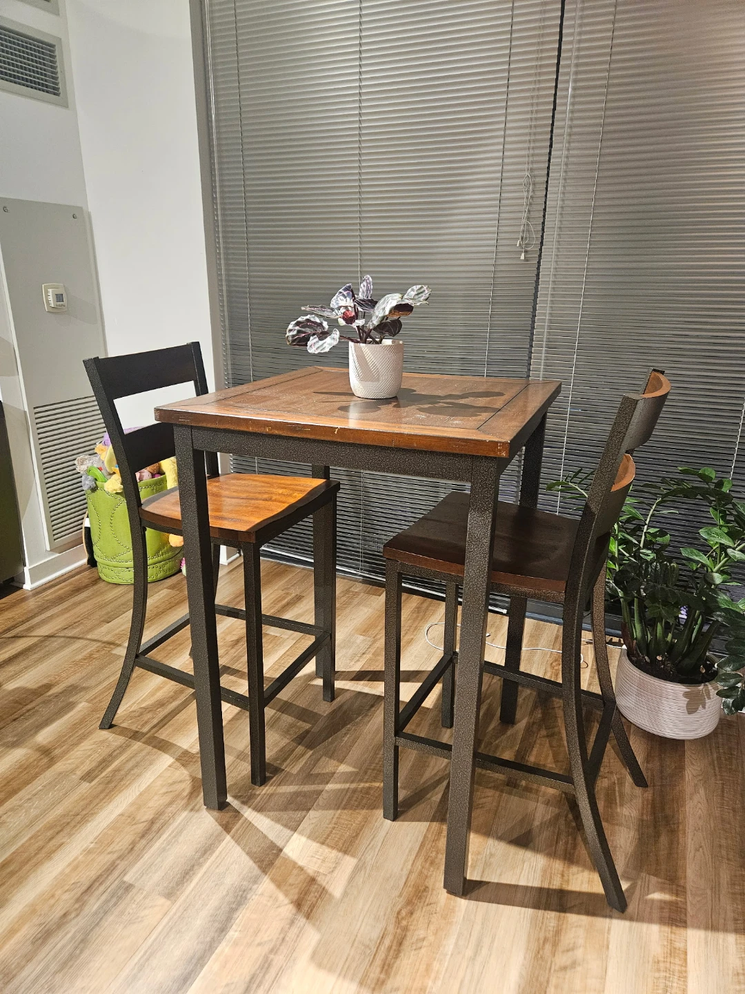 3-Piece Bar Table and Stool Set