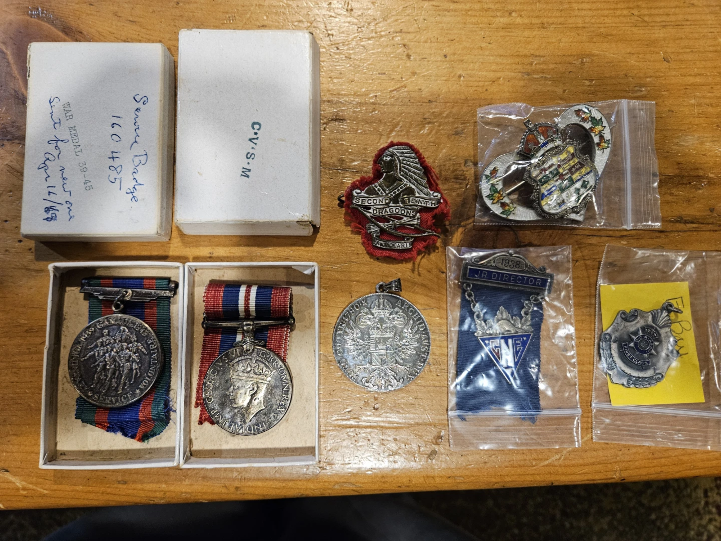 $30-$80 VINTAGE collection of Canadian Military Medals