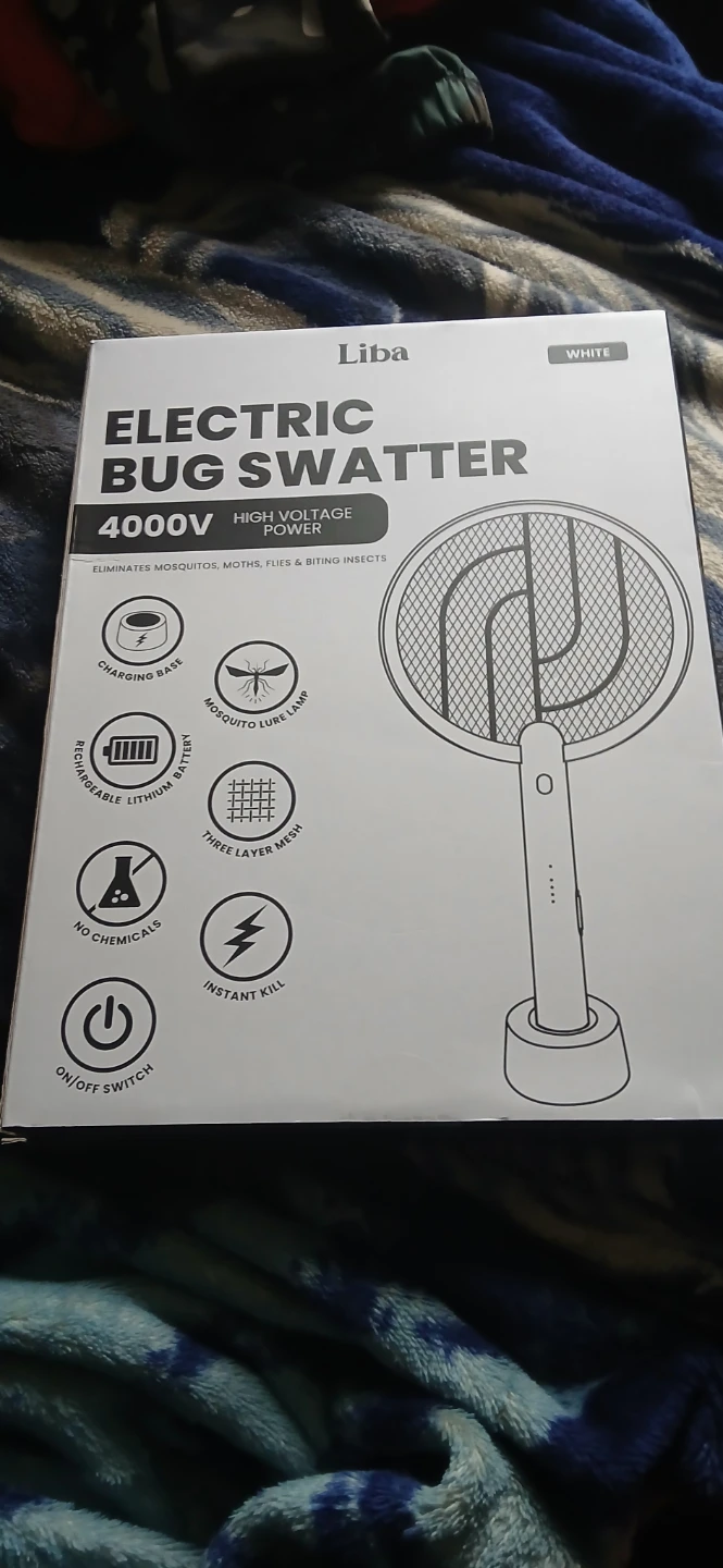 Liba Electric Bug Swatter - White