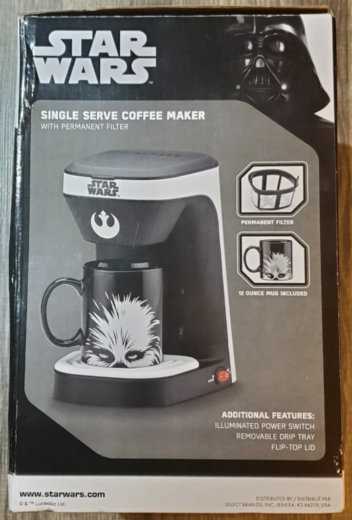 🔥New Star Wars "Chewie" Chewbacca Coffee Maker + 12oz Mug Set - photo 2
