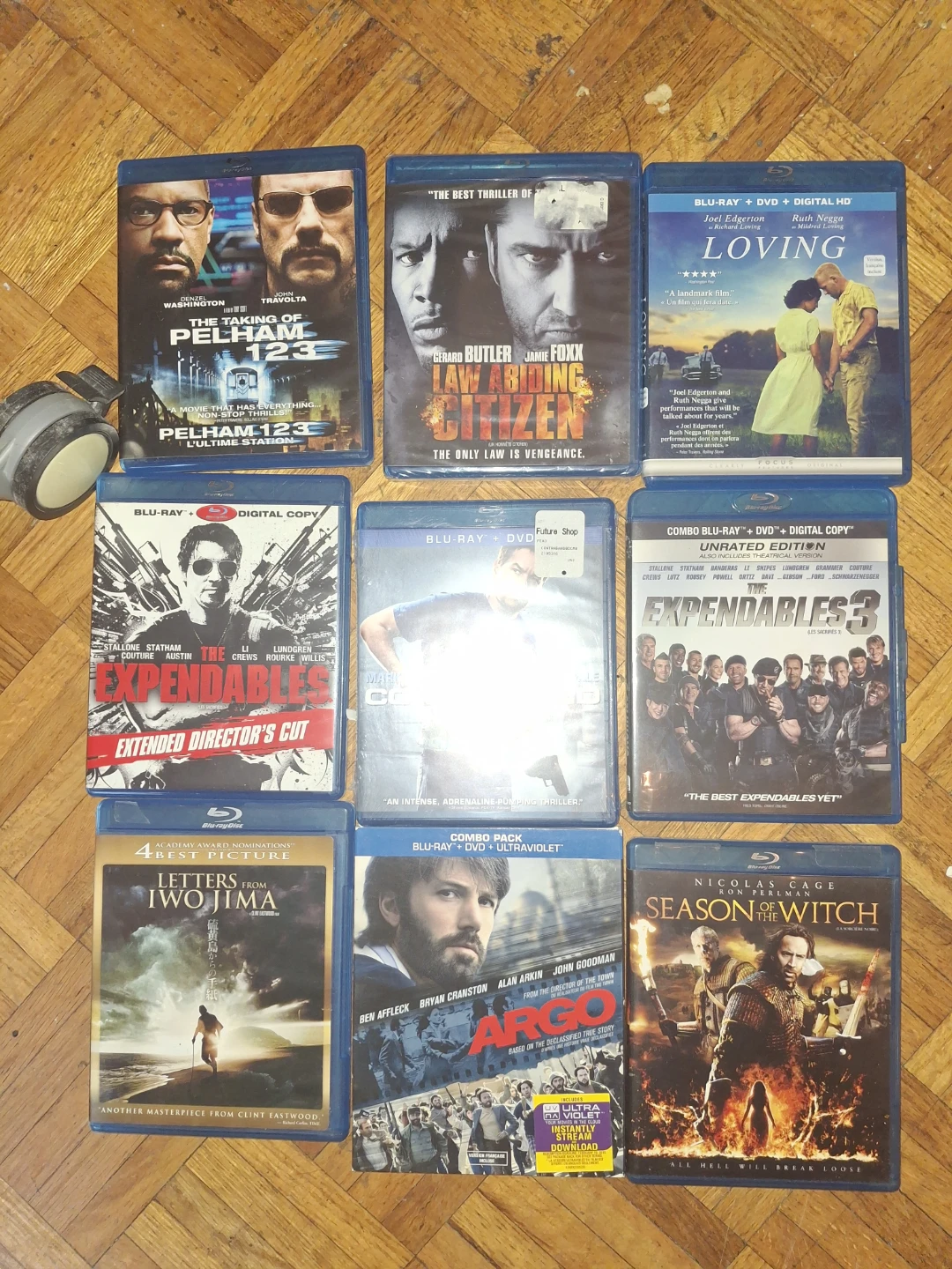 Collection of 9 Blu-ray Movies