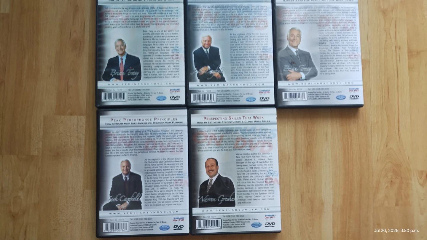 Personal Development DVD Collection (8 DVDs) - photo 3