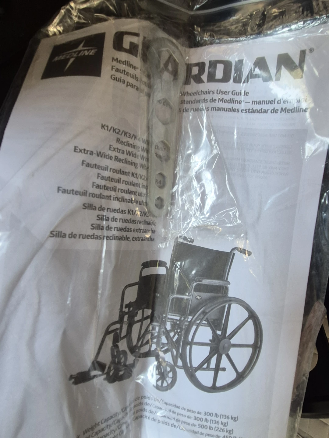 Medline Guardian Wheelchair