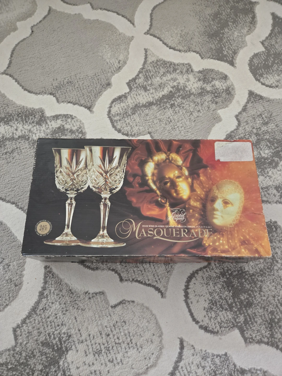 Cristal d'Arques Masquerade Wine Glasses Set