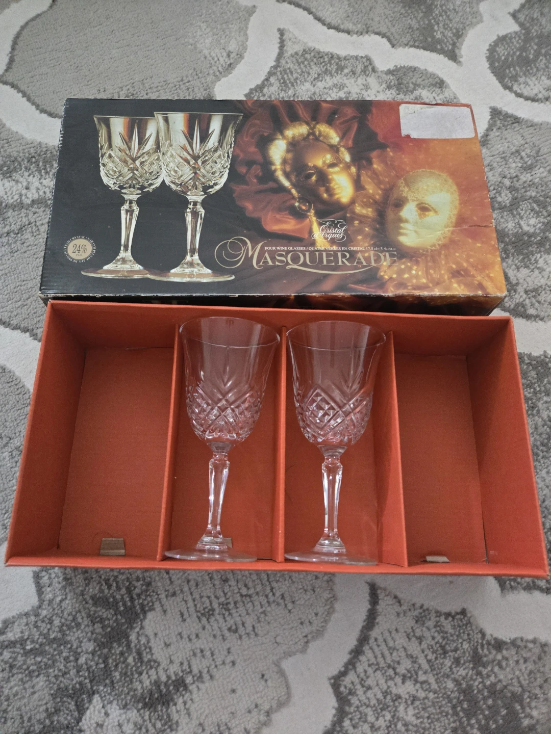 Cristal d'Arques Masquerade Wine Glasses Set - photo 2