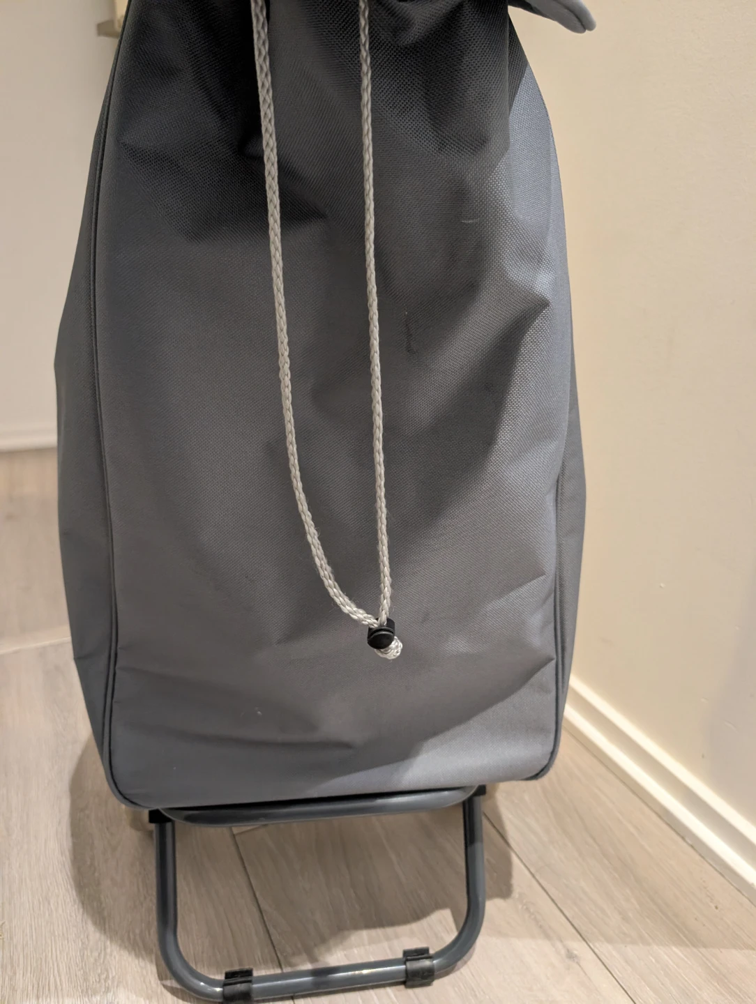 Grey Rolling Shopping Cart Bag - photo 4