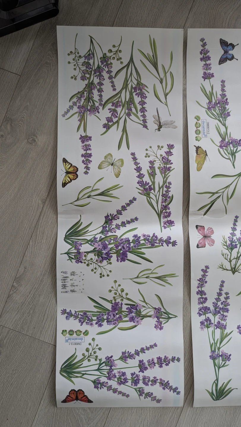 Floral and Butterfly Wall Decals - PVC - price is for all 4 - photo 4