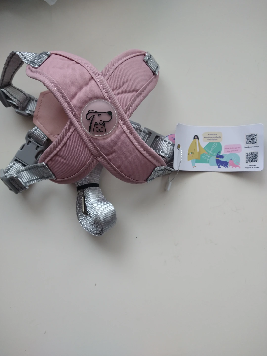 Pawaboo Dog Harness - Pink - Size S - photo 3