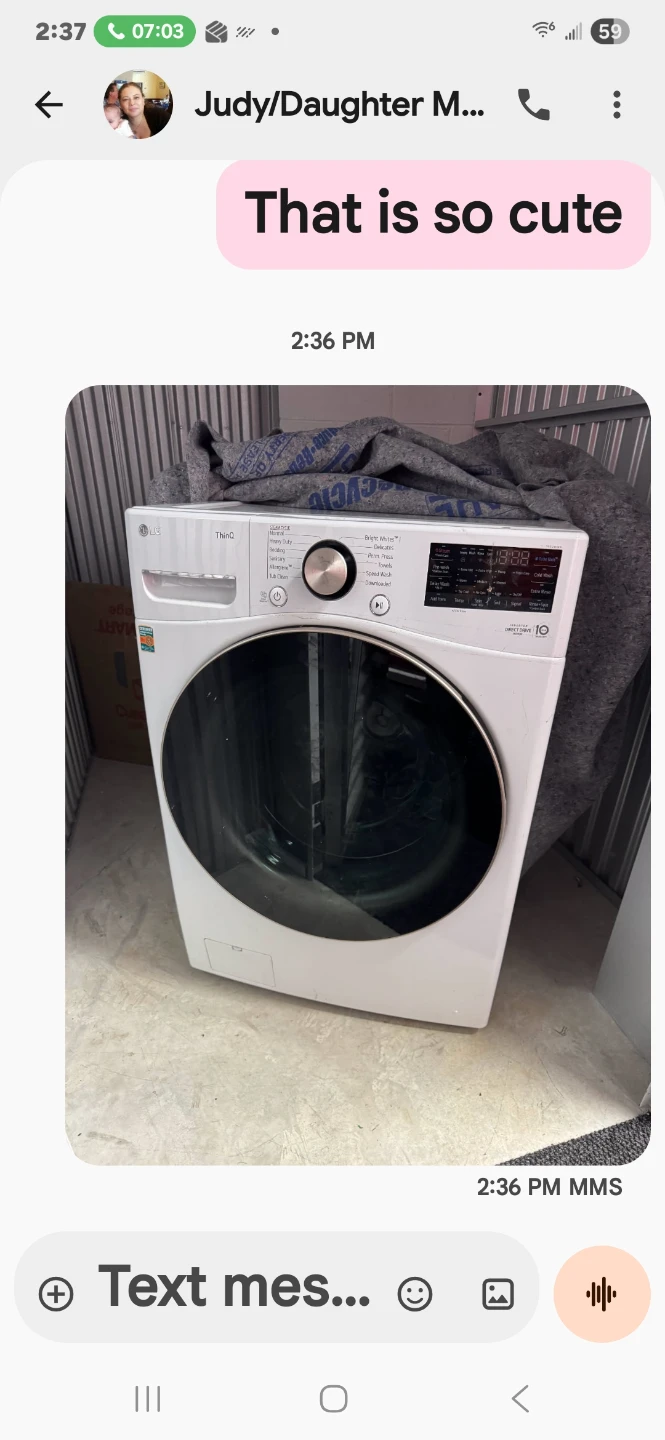 LG ThinQ Front Load Washing Machine