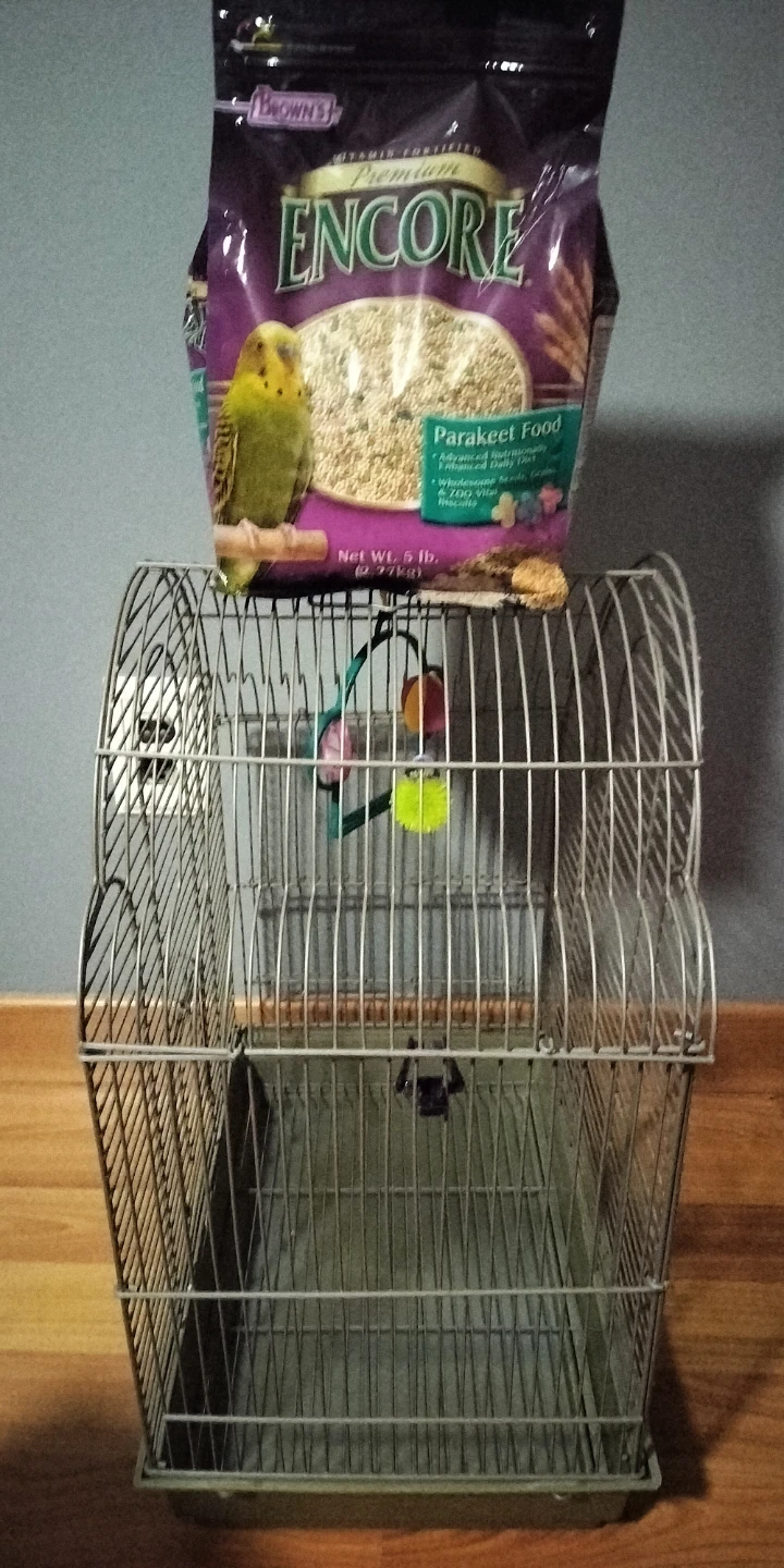 Brown's Encore Parakeet Food and Bird Cage Bundle - photo 2
