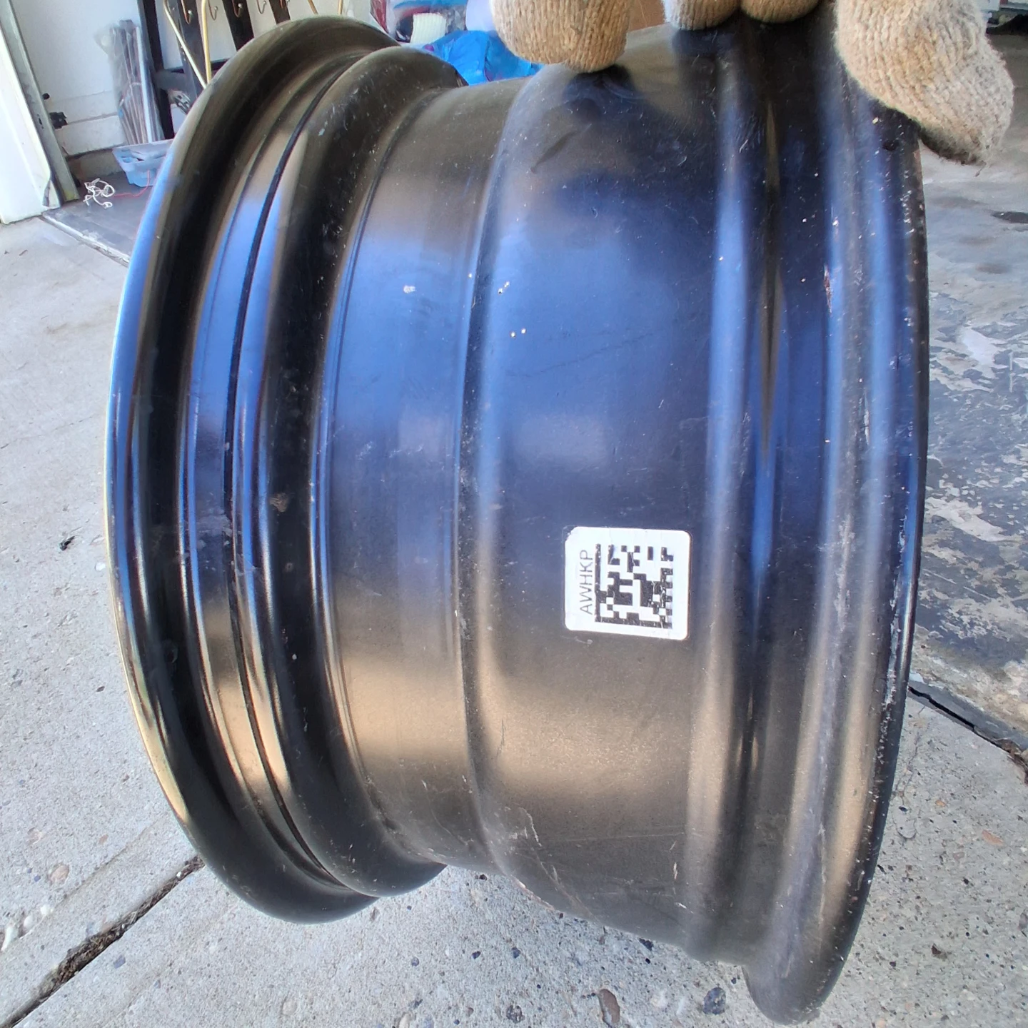 Black Steel Wheel Rim