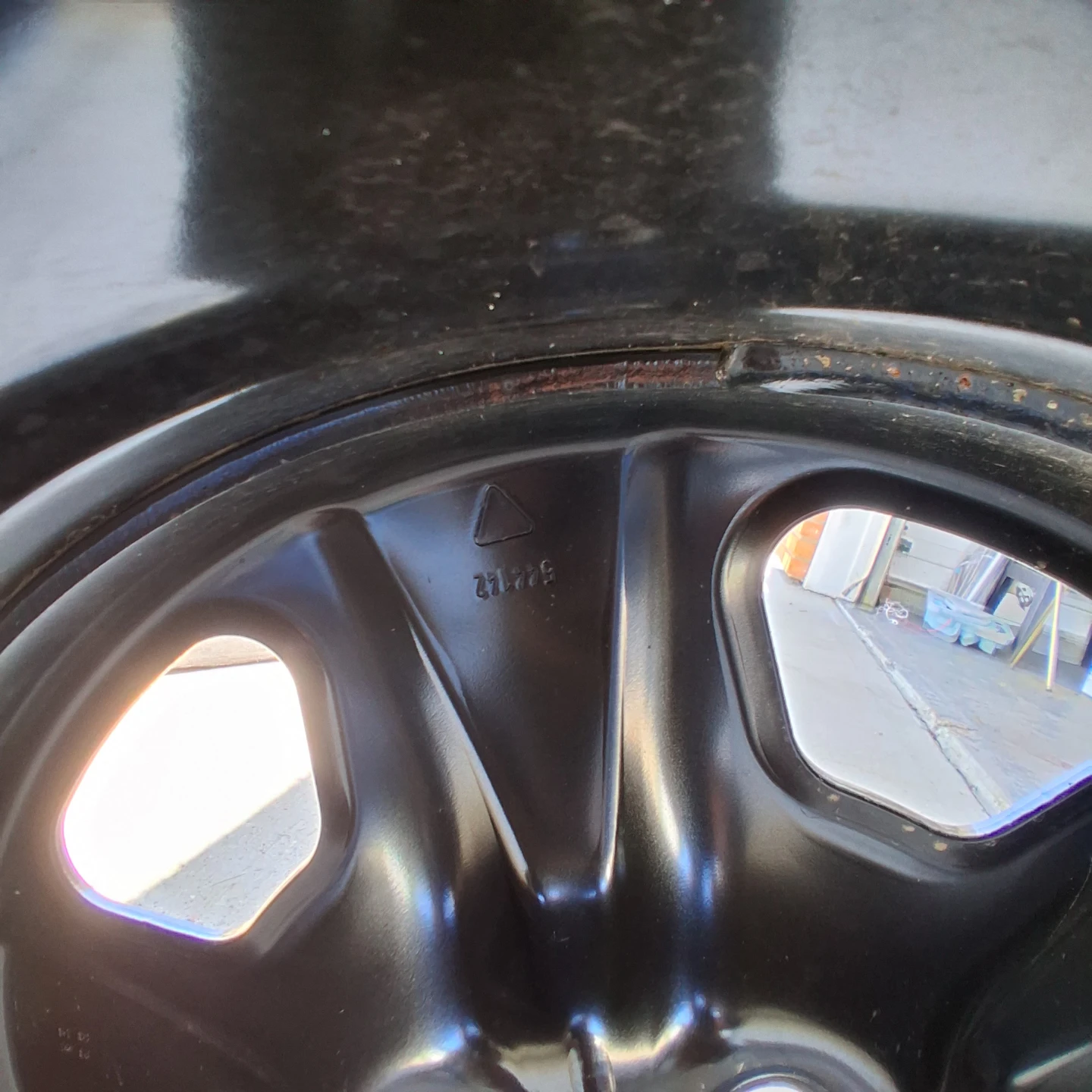 Black Steel Wheel Rim - photo 2