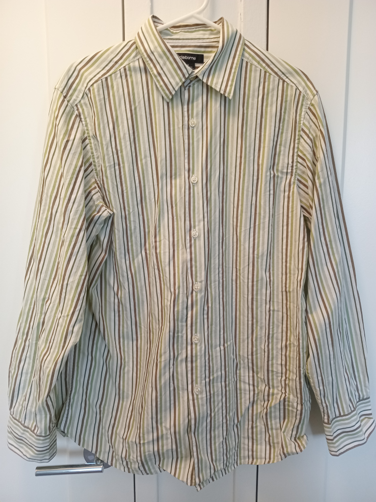 Liz Claiborne Striped Button-Up Shirt
