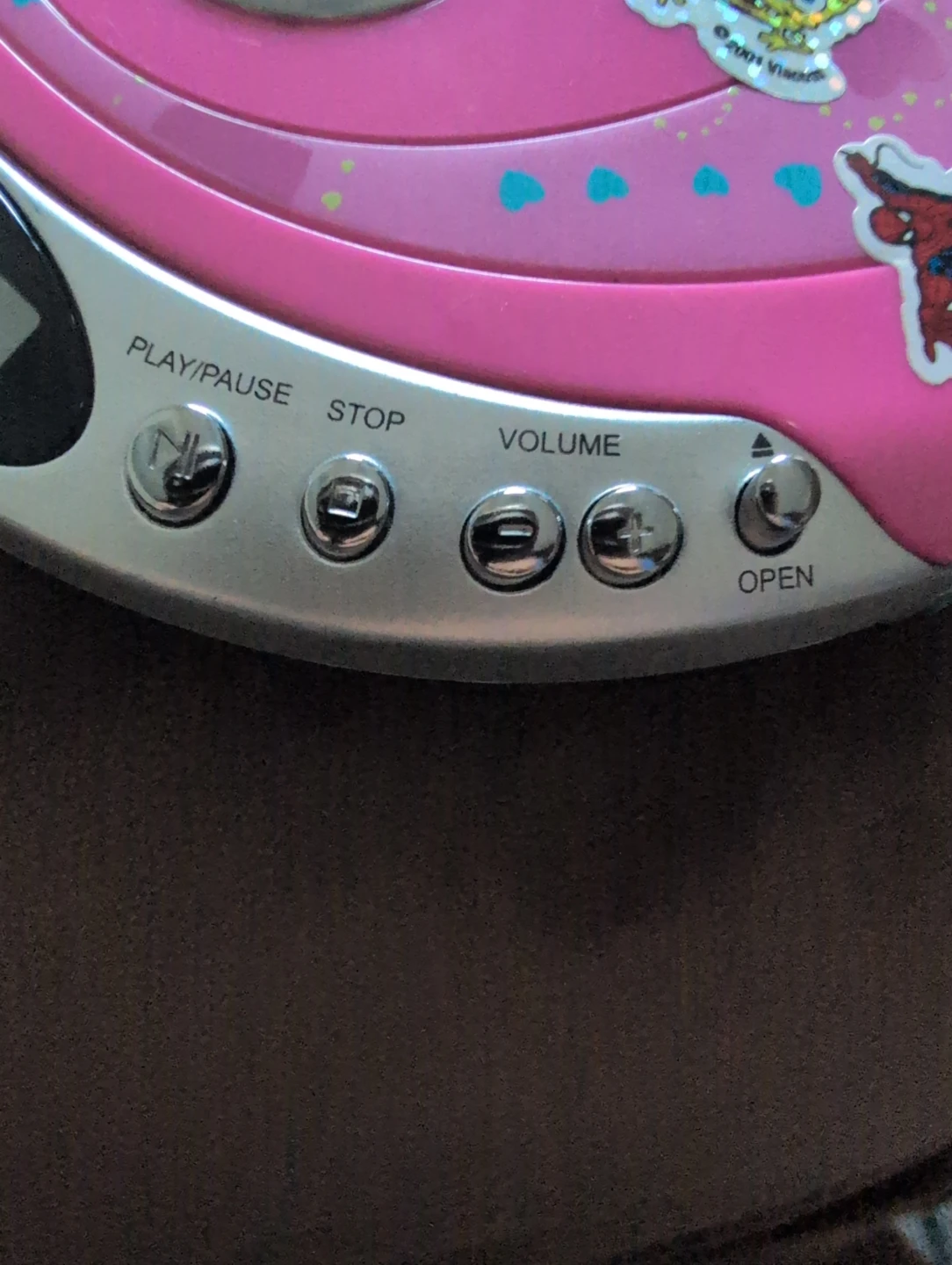 Pink Portable CD player by Justice - photo 2