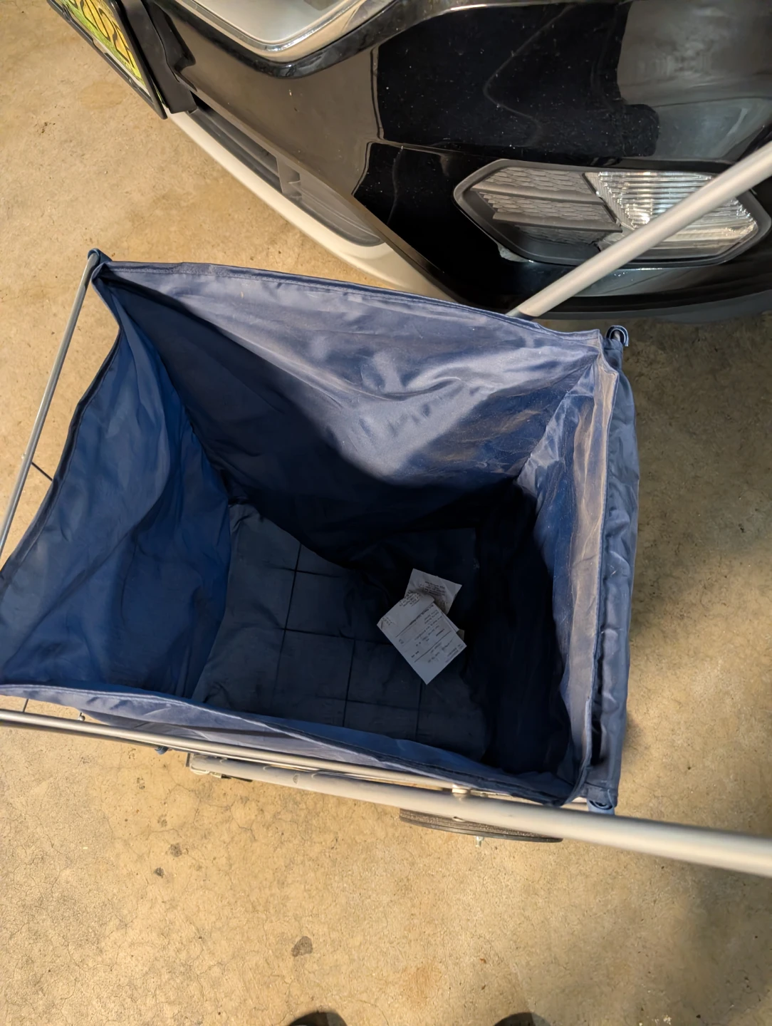 Blue Rolling Heavy Duty Covered Shopping Cart - photo 2