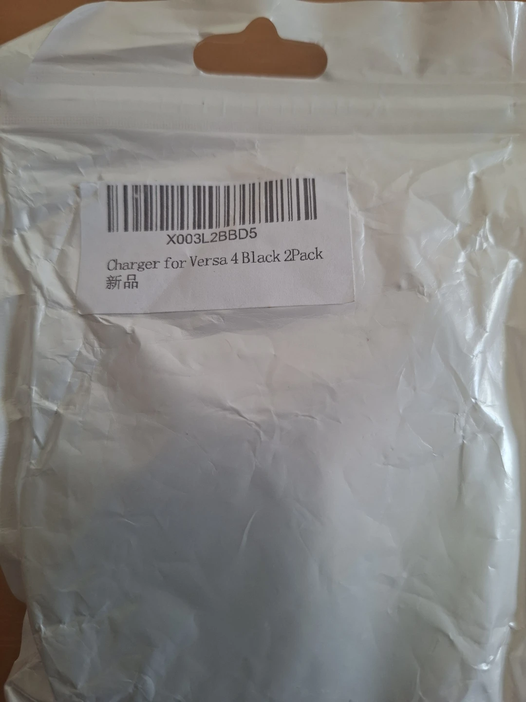 Charger for fit bit and  Versa 4 Black 2 Pack - photo 3
