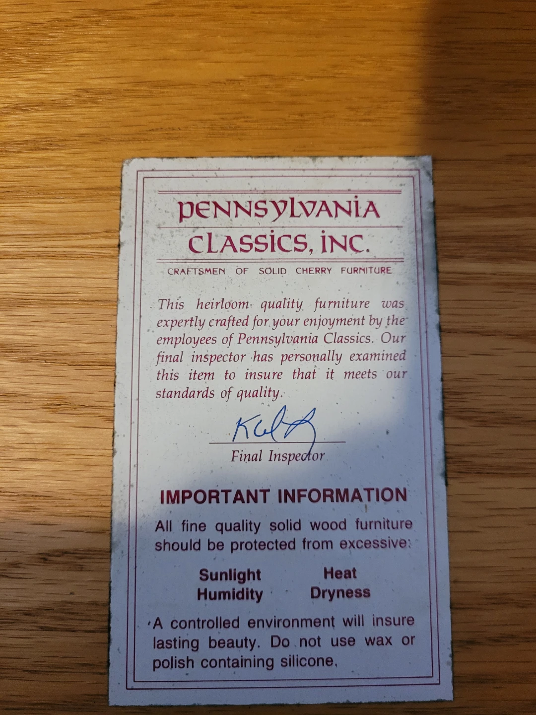 Pennsylvania Classics Cherry Wood Dresser - photo 4