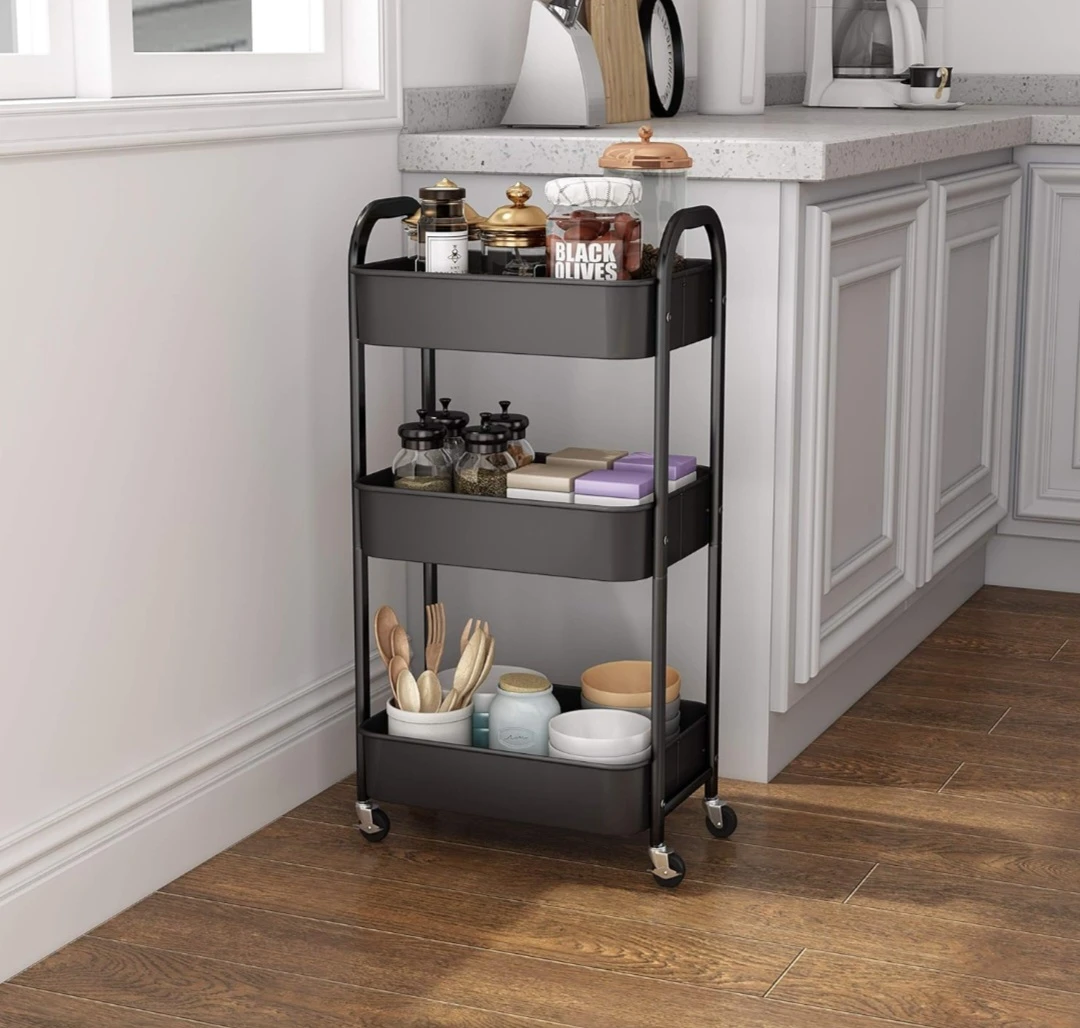 3-Tier Rolling Storage Cart