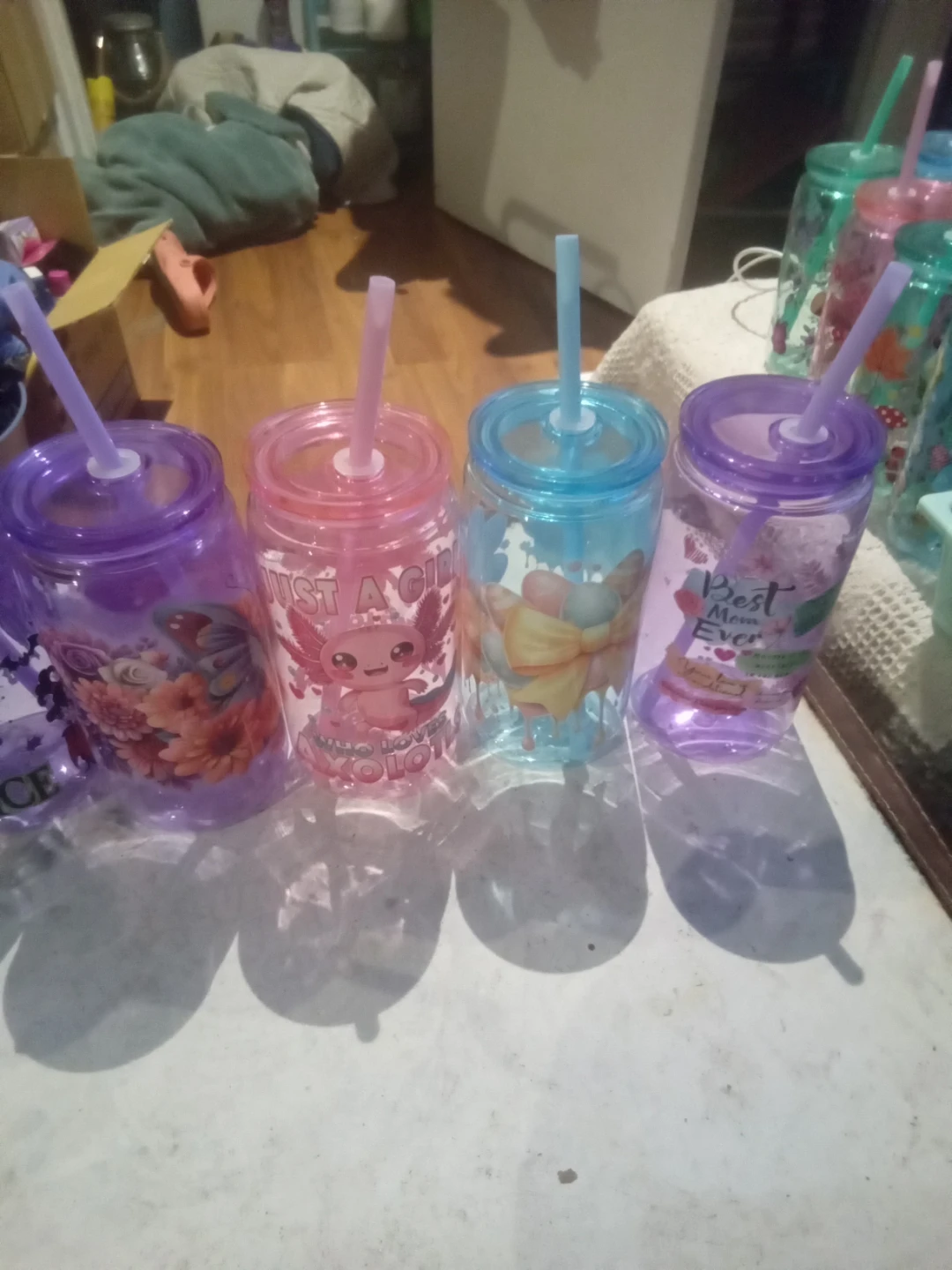 Tumblers and straws wicked designs
