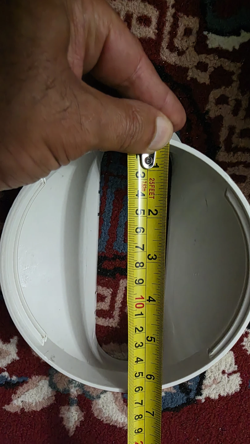 White Plastic Ducting Connector Set