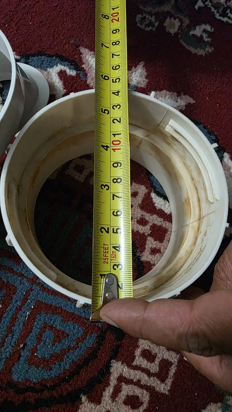 White Plastic Ducting Connector Set - photo 2