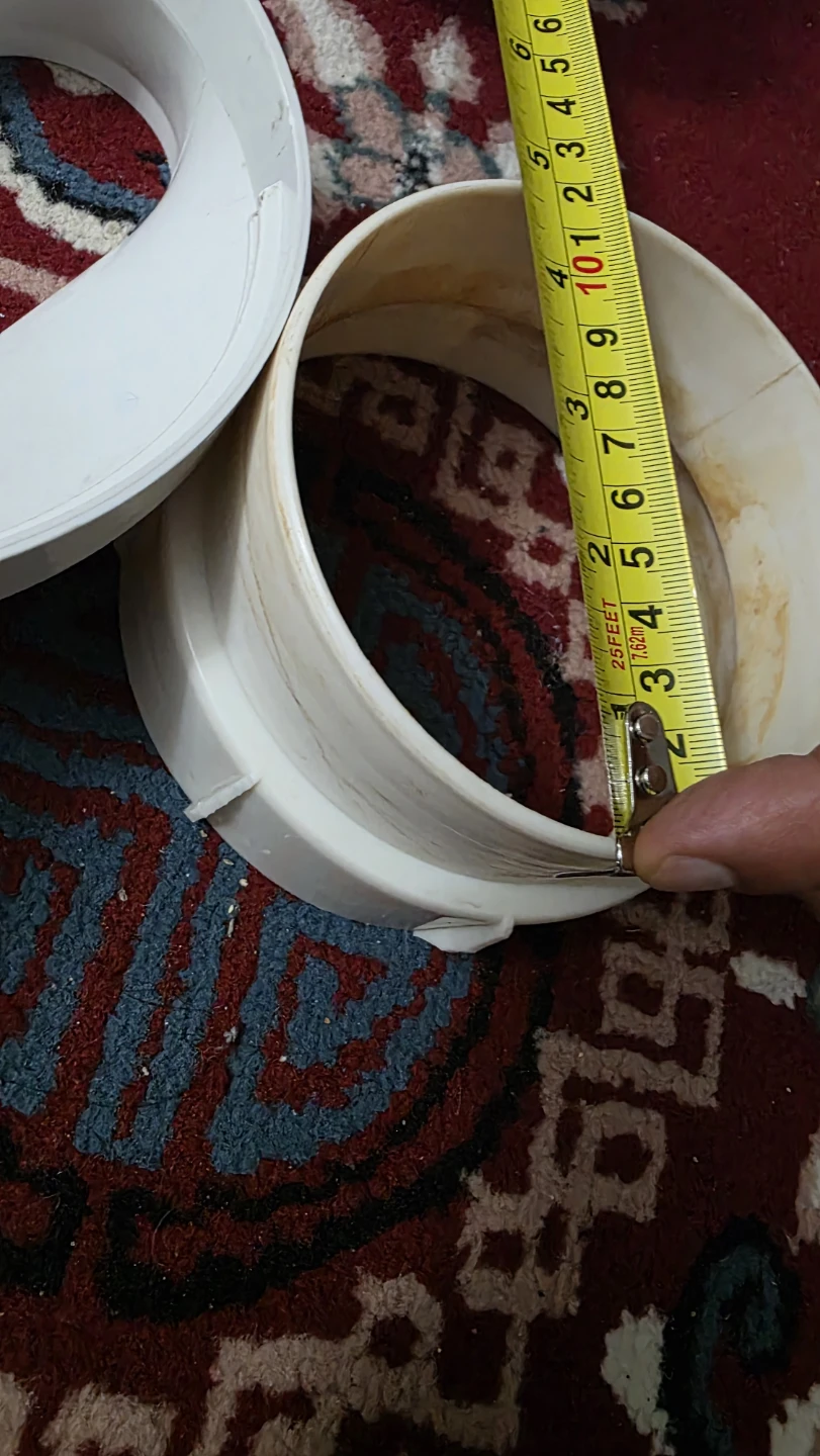 White Plastic Ducting Connector Set - photo 5