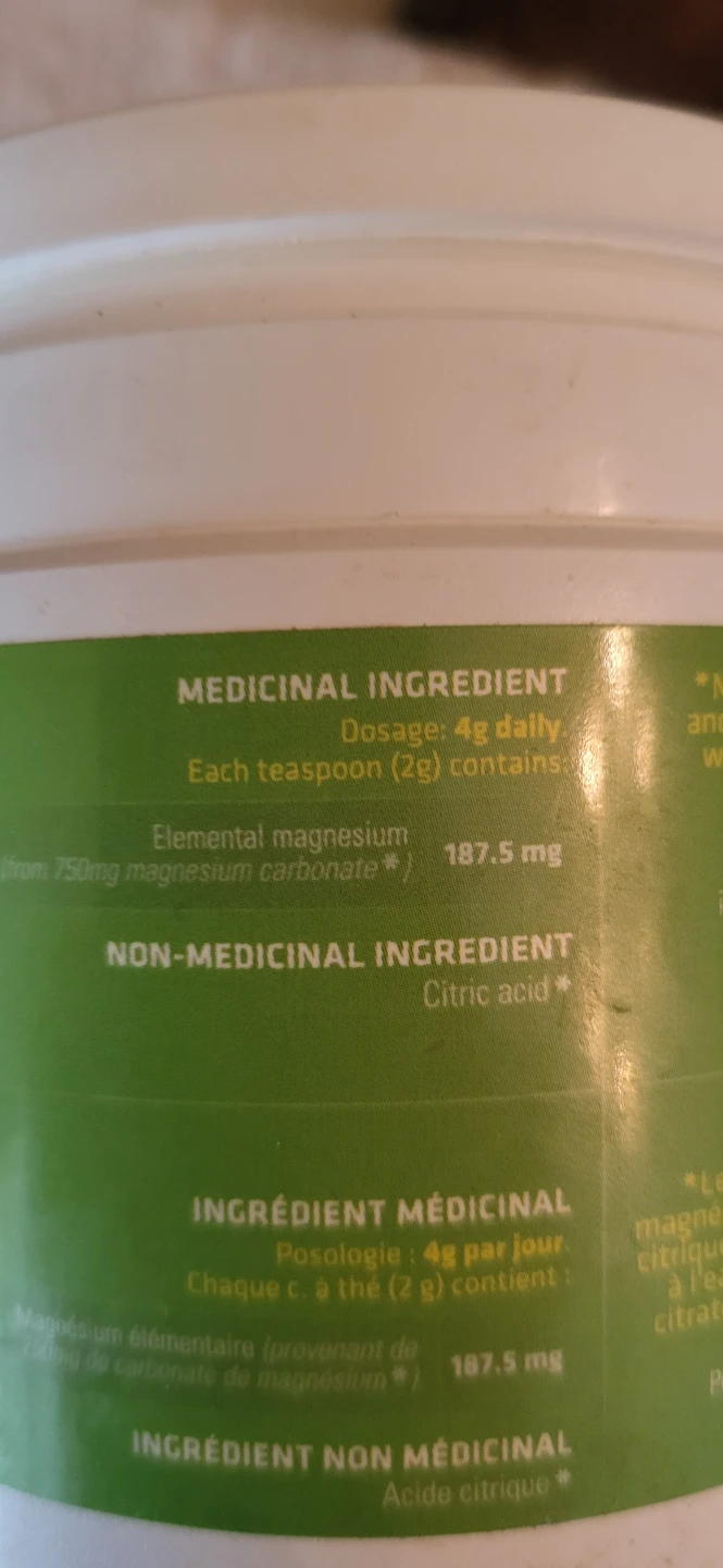 Half gone ITLHealth MAG365 Magnesium Powder - photo 2