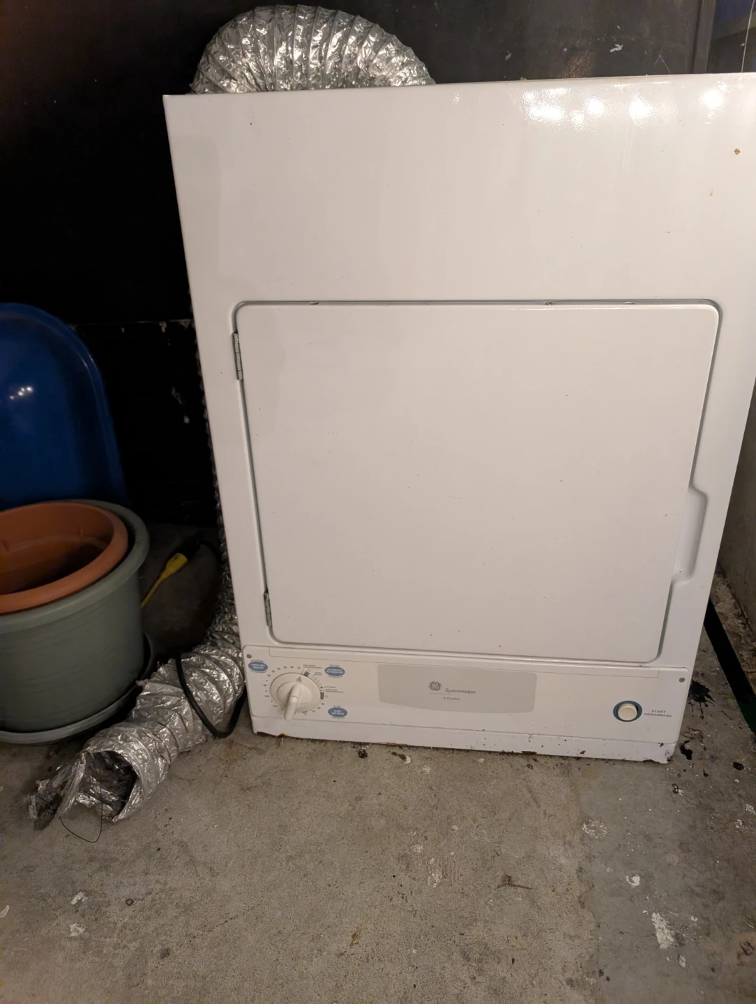 GE Spacemaker Electric Dryer