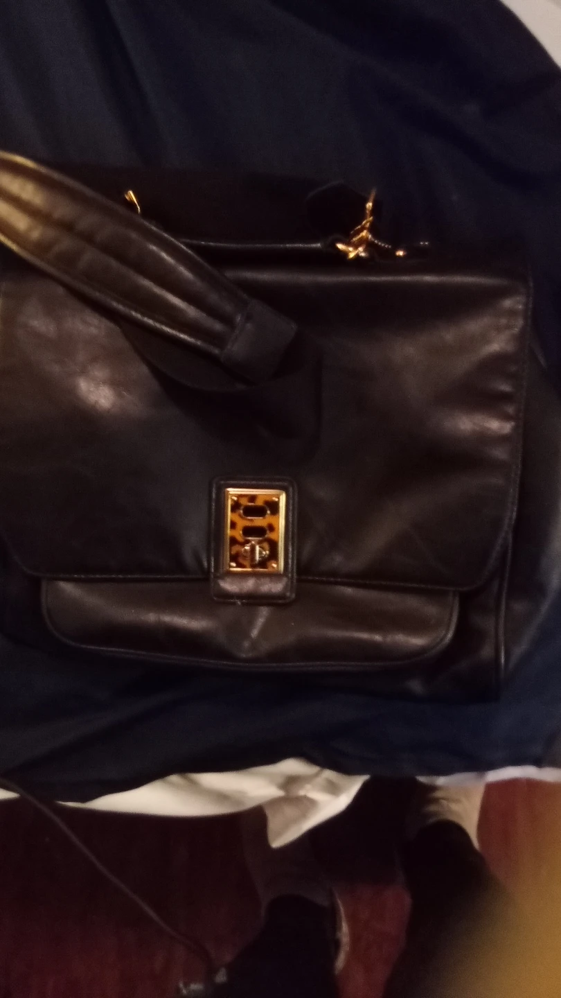 Black Liz Claiborne Satchel Handbag - photo 2