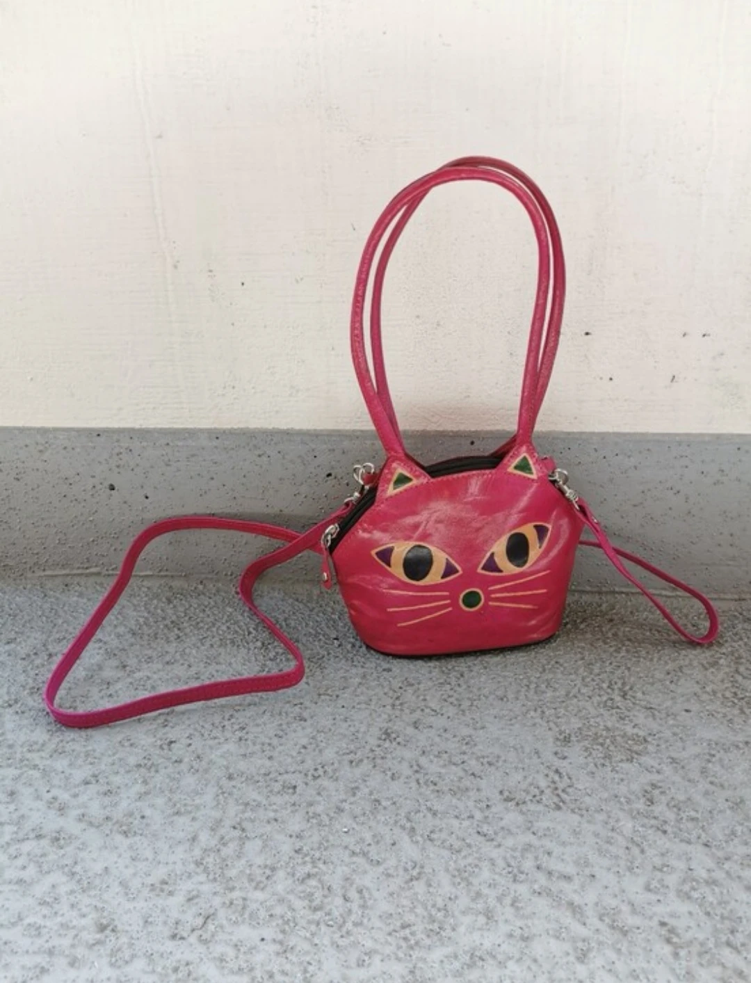 Vintage Leather Cat Bag - photo 2