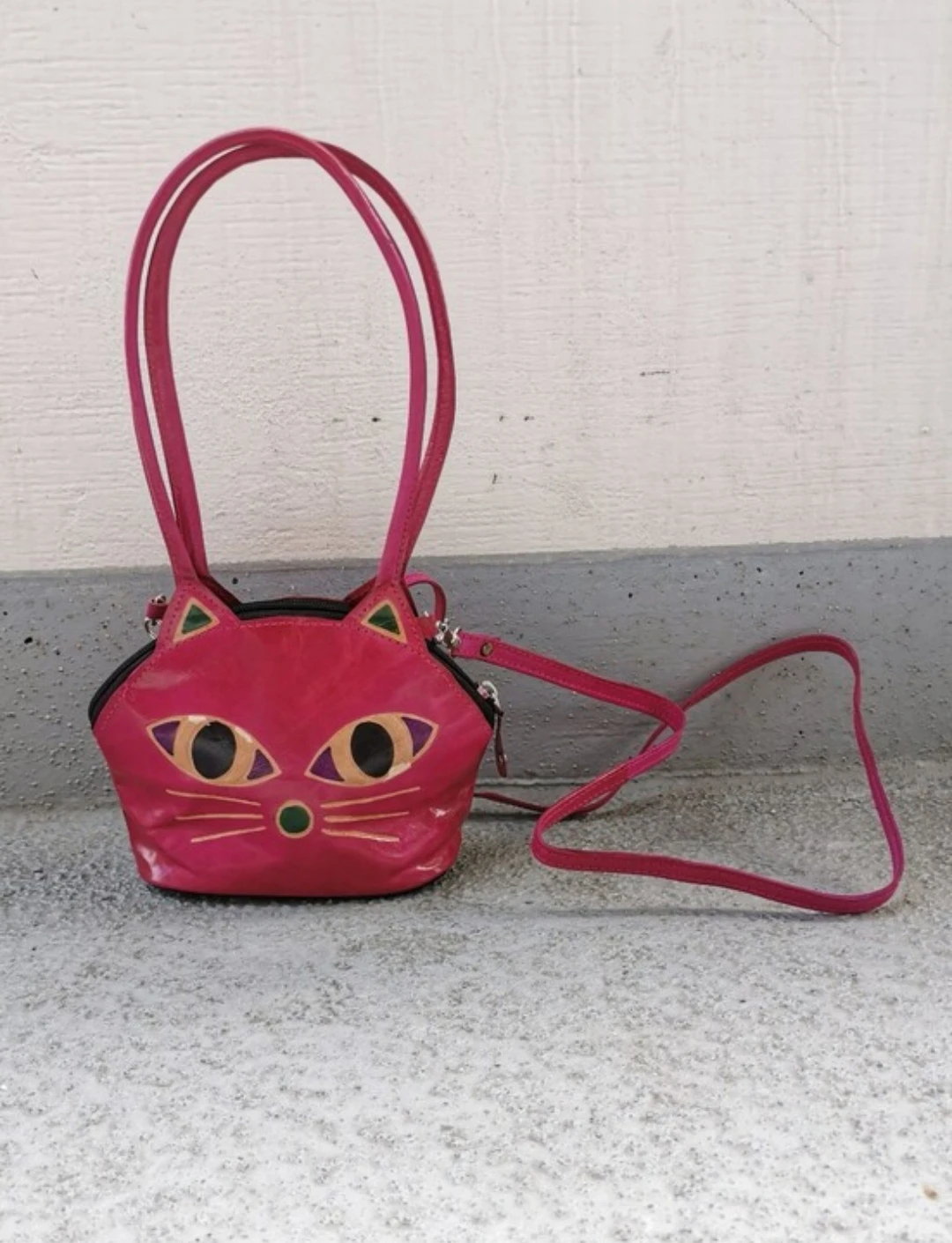 Vintage Leather Cat Bag - photo 3