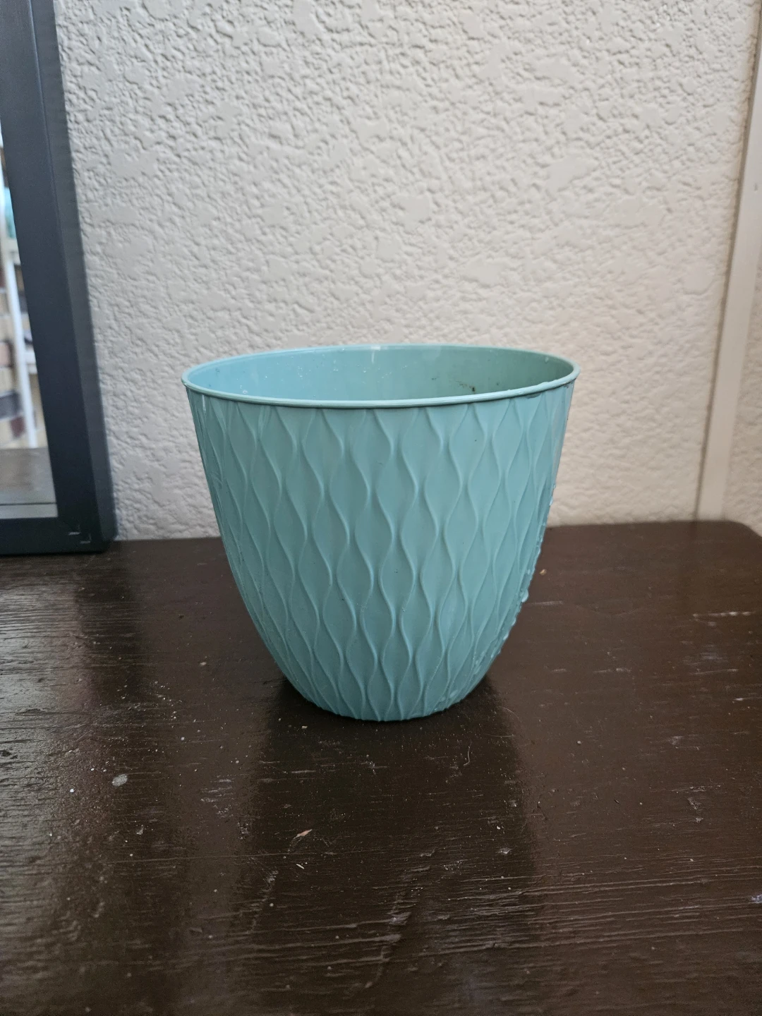 Teal Decorative Plant Pot - photo 2