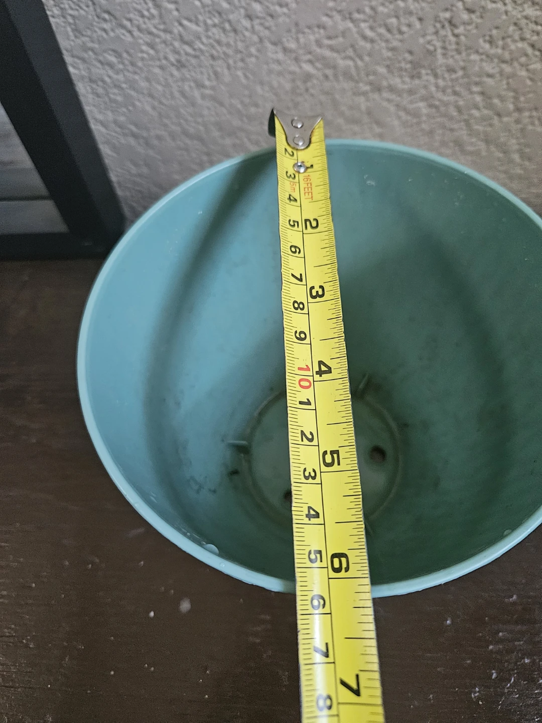 Teal Decorative Plant Pot - photo 4
