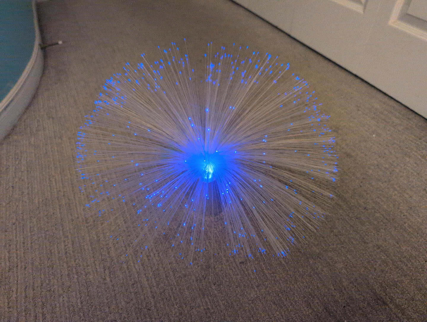 Vintage Fiber Optic Lamp - Colour Changing LED Light - photo 2