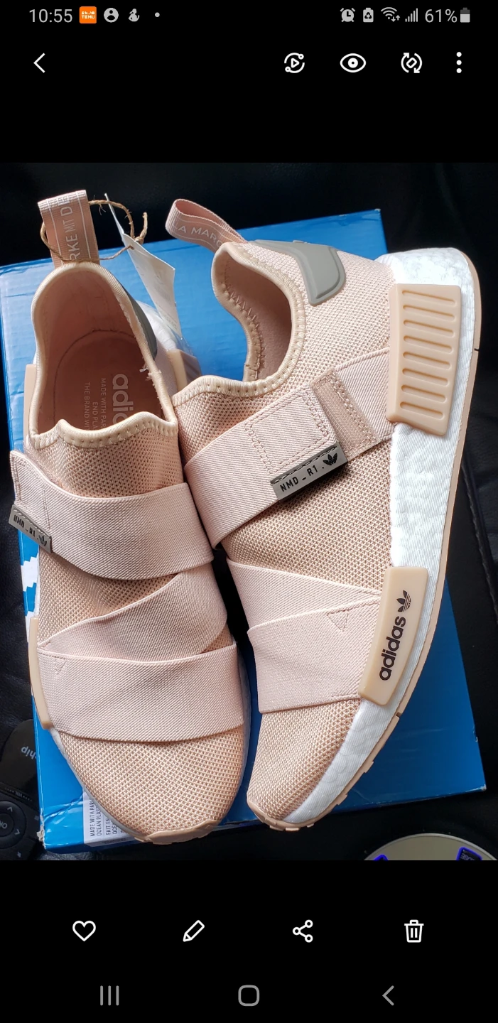 Brand new Adidas NMD R1 Peach Sneakers