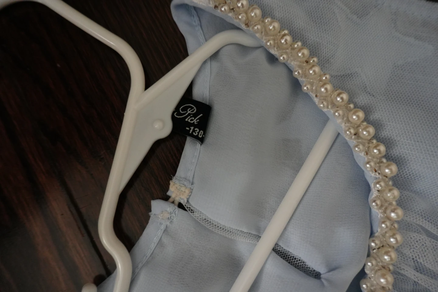 Light Blue Star Tulle Dress - Size 130 - photo 3