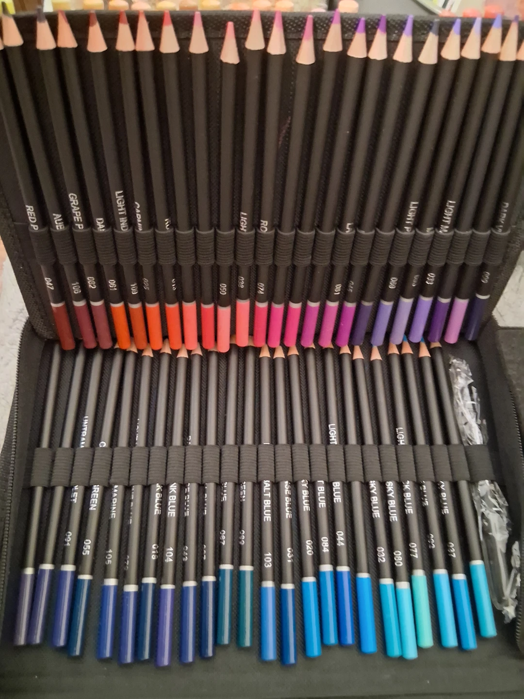 Colored Pencil Set with Drawing Tools