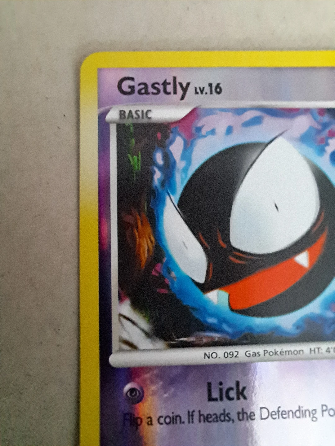 Gastly 36/ 99 Psychic Reverse Holo LP - photo 5