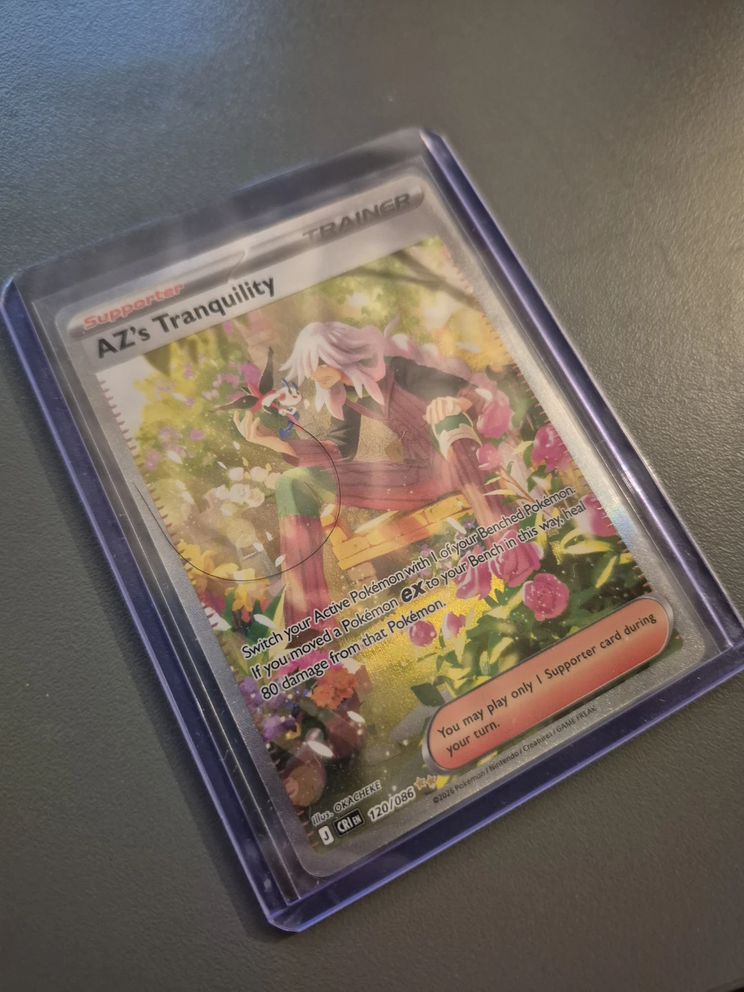 Pokémon AZ's Tranquility Trainer Card from Chaos rising - photo 3
