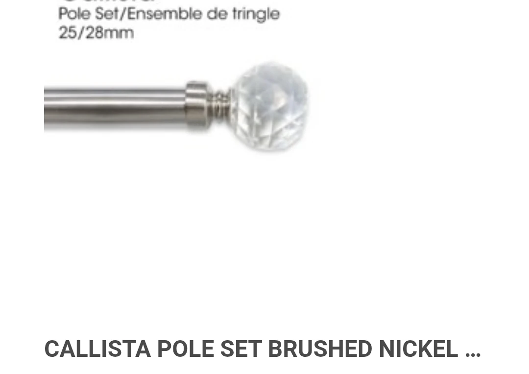Extra Long Brushed Nickel 25/28mm
