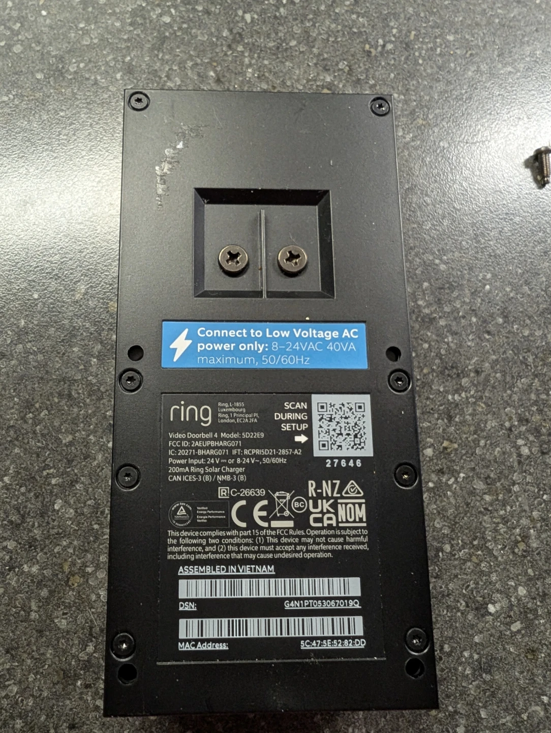 Ring doorbell - photo 2