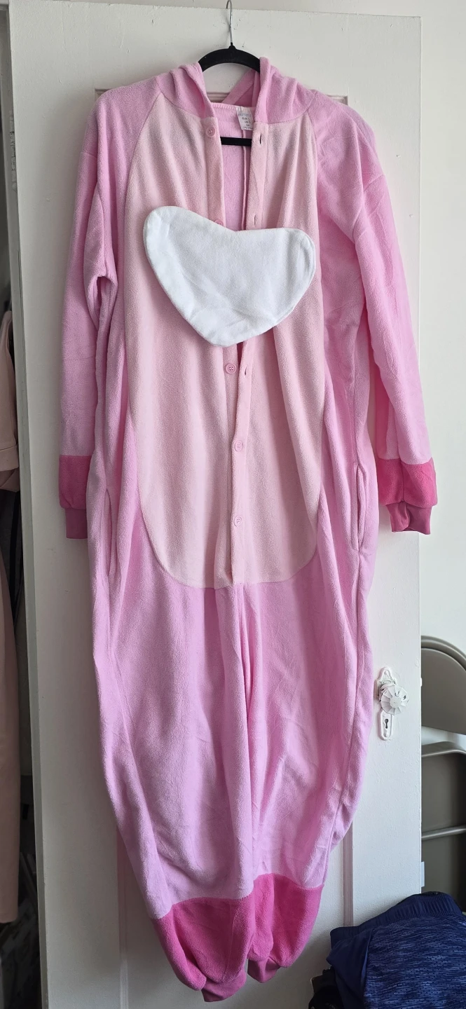 Adult Pink Stitch Costume Onesie - photo 2
