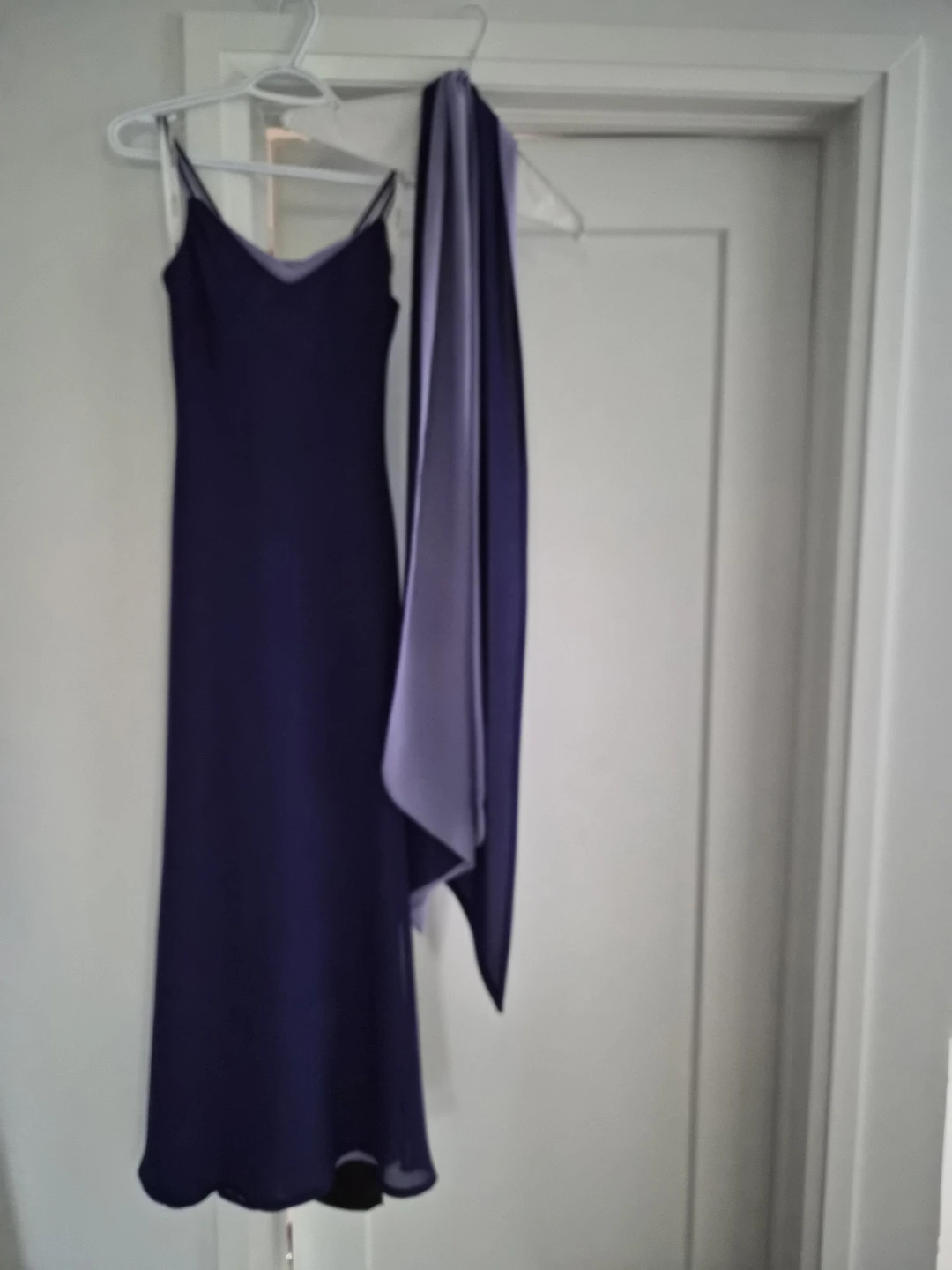 Women's Formal Dress with Scarf
