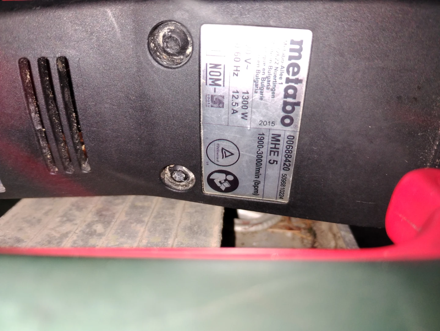 Metabo MHE 5 Demolition Hammer - photo 2