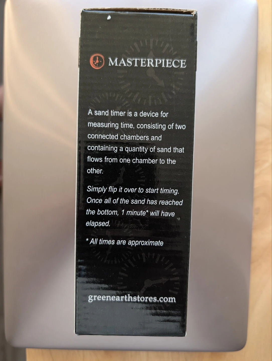 Masterpiece Sand Timer Small Cylinder - Orange 1 Minute - photo 2