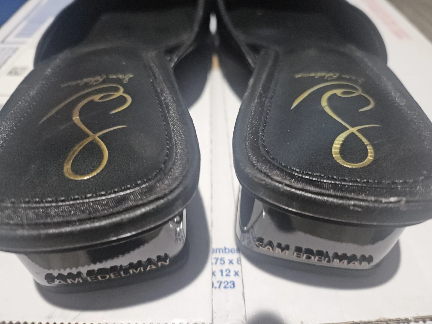 Sam Edelman Black Leather Mules Size 9.5 - photo 4